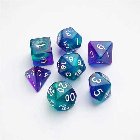 GG Galaxy Series Neptune RPG Dice Set (7 pcs)