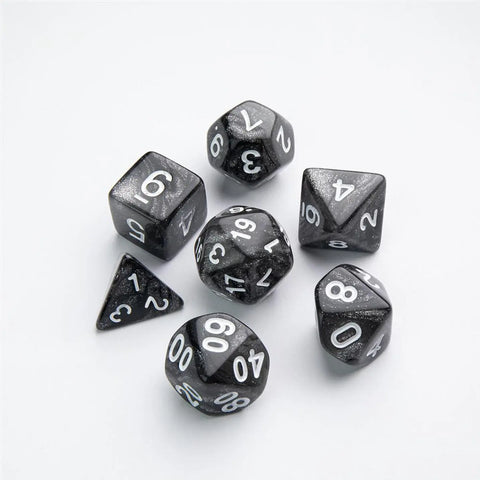 GG Galaxy Series - Moon - RPG Dice Set (7PCS)