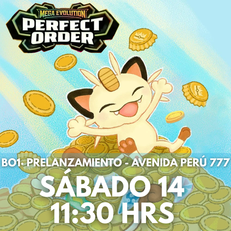 1 Prelanzamiento Perfect Order- Sábado 14 de Marzo de 2026