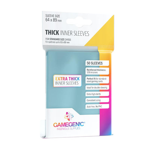 Protectores Perfect Size Gamegenic: Thick Inner Sleeves