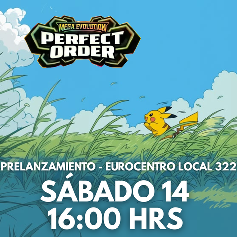 2 Prelanzamiento Perfect Order- Sábado 14 de Marzo de 2026, 16PM