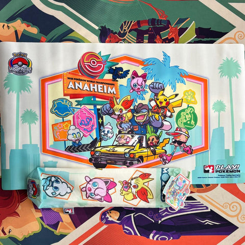 Playmat and playmat bag Anaheim beach crew - Pokemon World Championship 2025