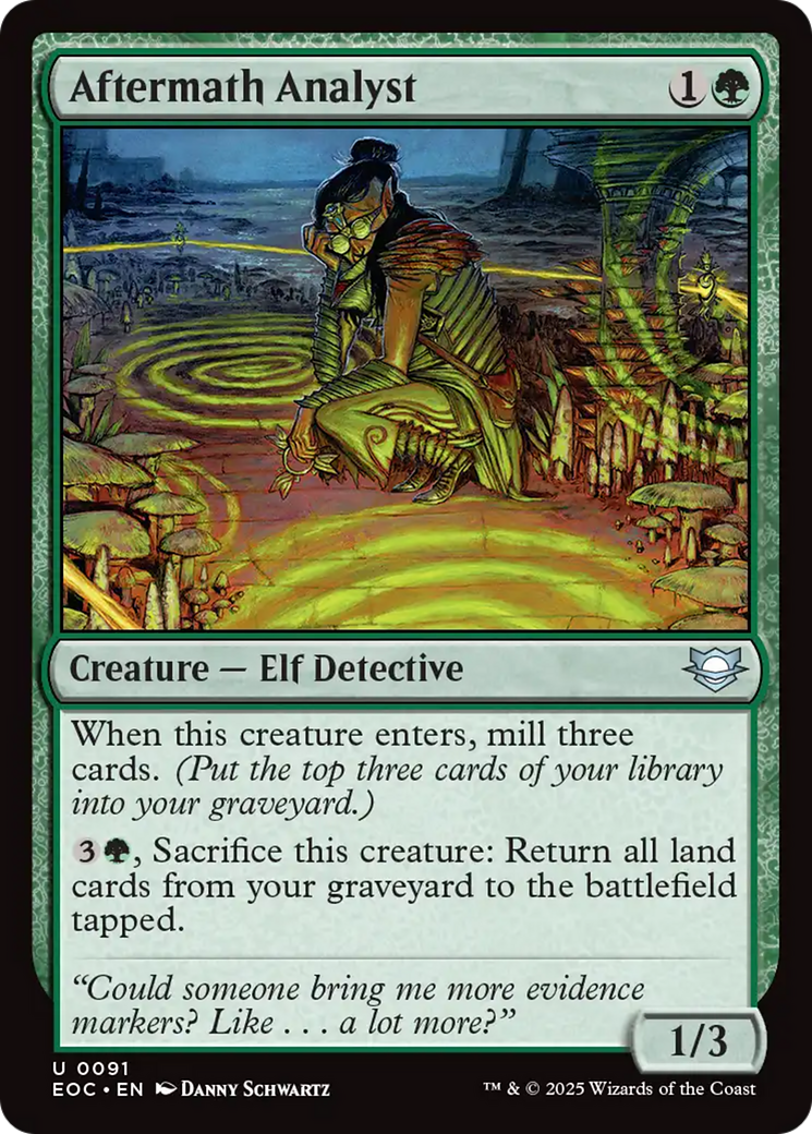 Aftermath Analyst [Edge of Eternities Commander]