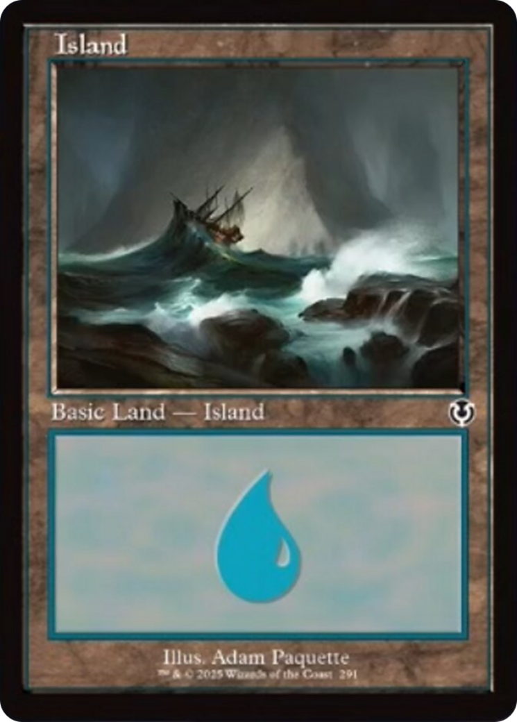 Island (291) (Retro Frame) [Innistrad Remastered]