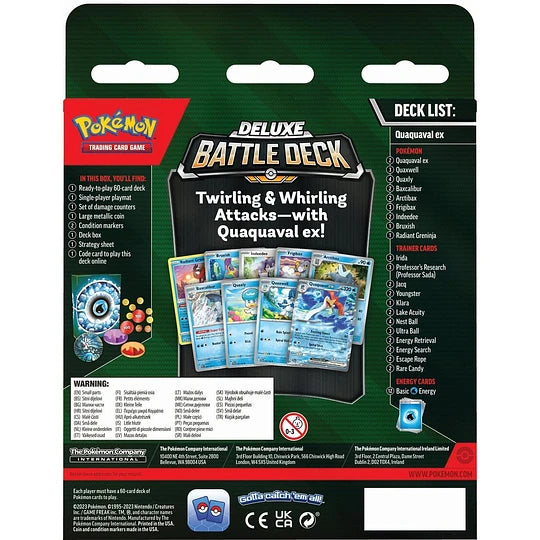 Meowscarada/Quaquaval ex Deluxe Battle Deck ESPAÑOL