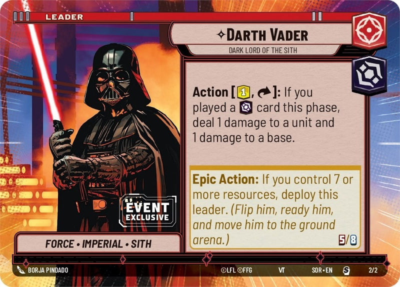 Darth Vader - Dark Lord of the Sith (Hyperspace) (2/2) [Spark of Rebellion Promos]
