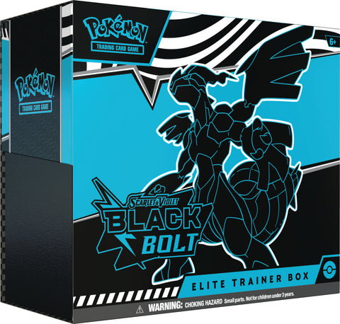 Pokemon TCG Scarlet & Violet - Black Bolt - Elite Trainer Box Ingles