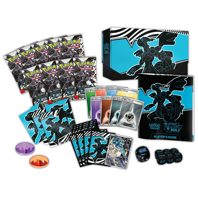 Pokemon TCG Scarlet & Violet - Black Bolt - Elite Trainer Box Ingles