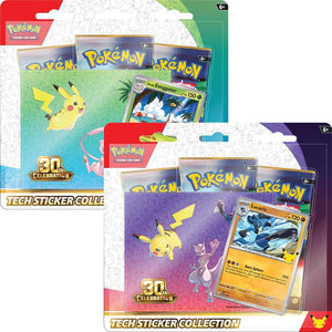 Pokemon TCG 30th Celebration - Tech Sticker Collection English