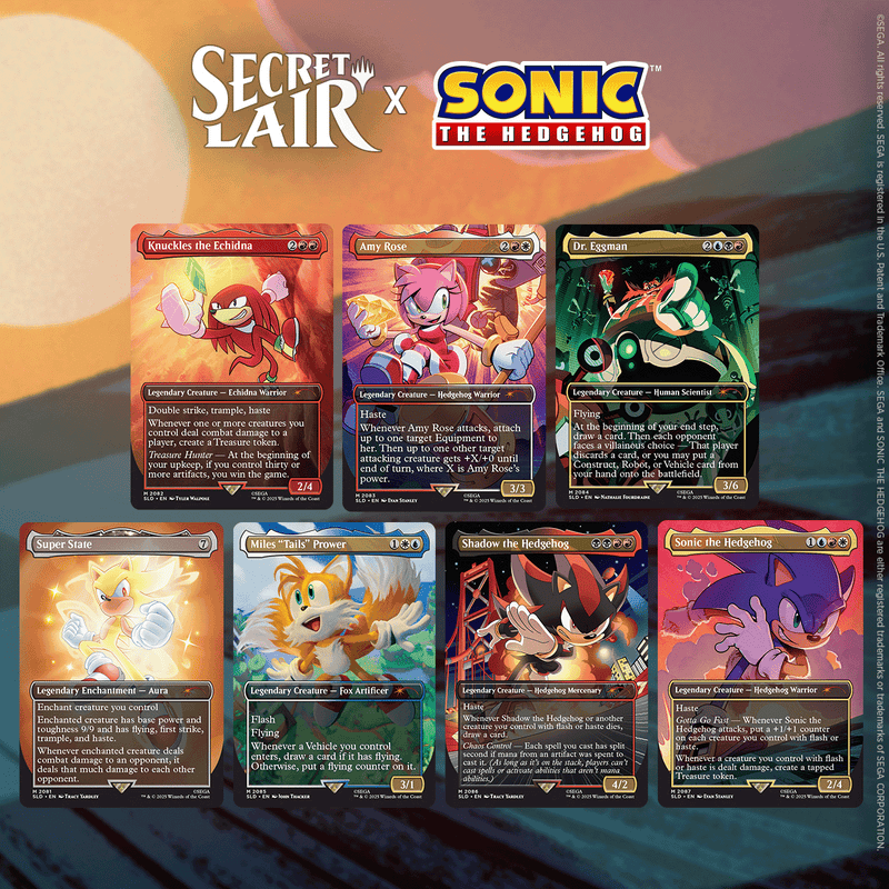 [PREVENTA] MTG [EN] Secret Lair x Sonic: Friends and Foes.