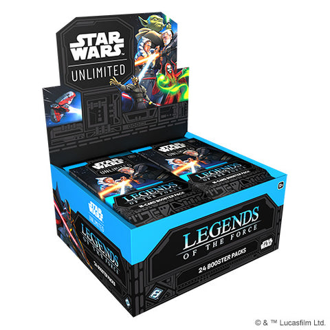 Star Wars Unlimited - Legends of the Force Booster Display Inglés