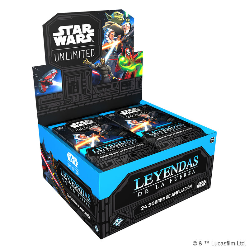 Star Wars Unlimited - Legends of the Force Booster Display Español