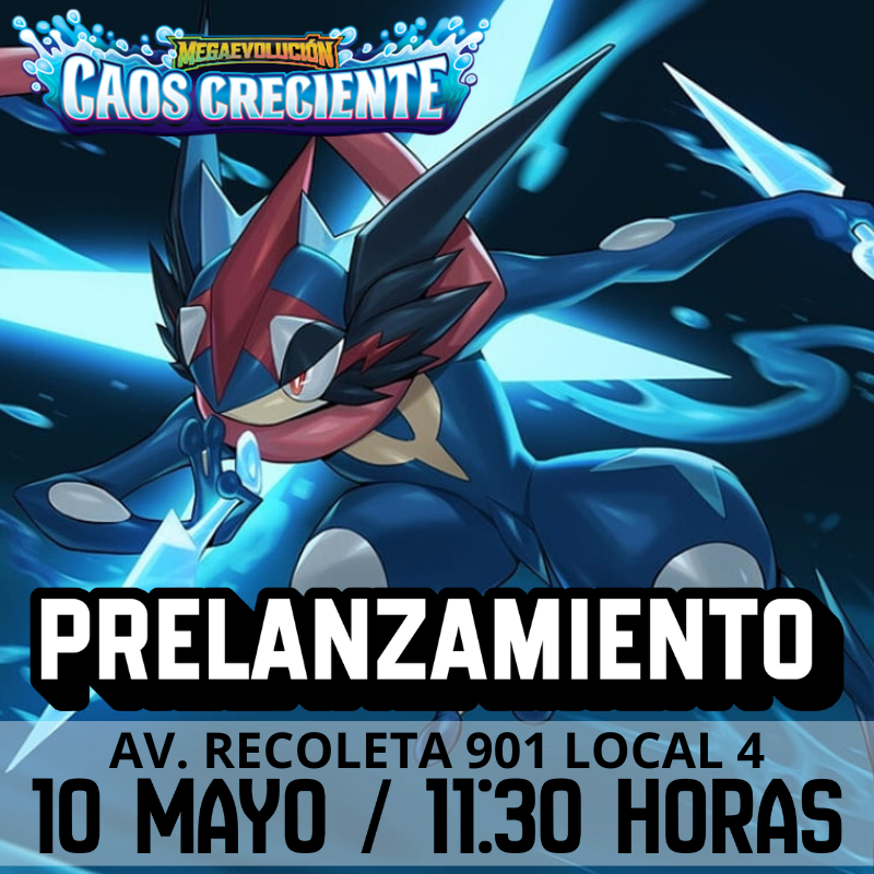 Prelanzamiento Chaos Rising 10 mayo 11:30 (Recoleta)