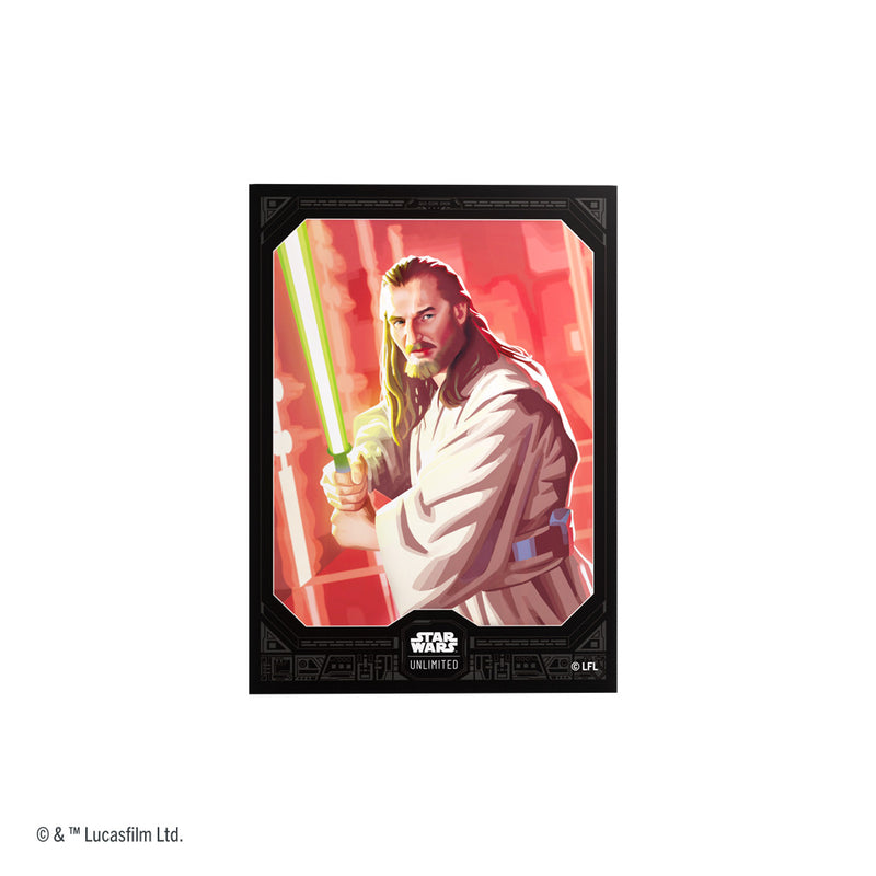 GG SWU Premium Art Sleeves Set 5 Qui-Gon Jinn