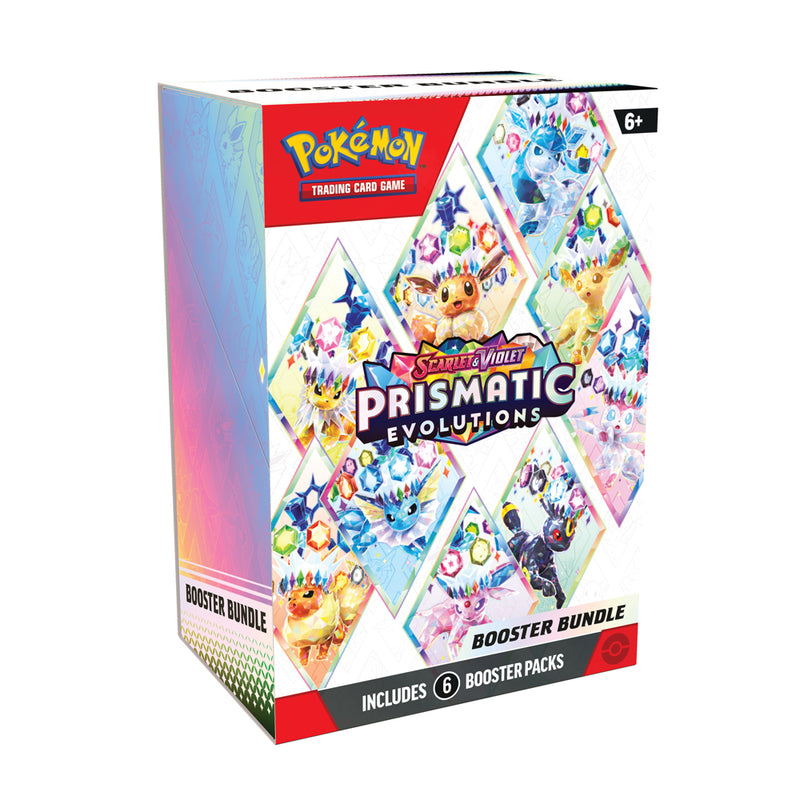 PREVENTA - Pokémon TCG - Prismatic Evolutions - 6 Sobres Booster Bundle - Español