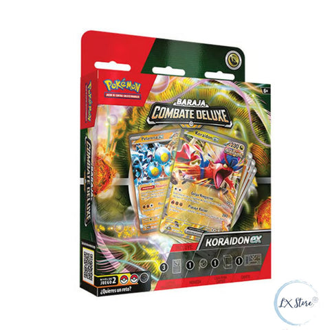 Baraja de combate Deluxe Koraidon EX- Inglés