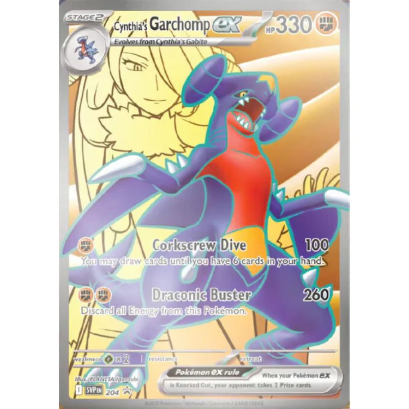 Pokemon TCG - Cynthia's Garchomp Ex Premium Collection ESPAÑOL