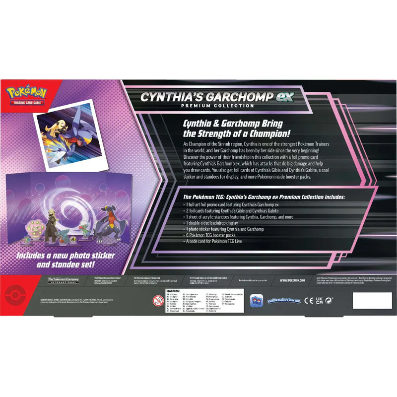 Pokemon TCG - Cynthia's Garchomp Ex Premium Collection ESPAÑOL