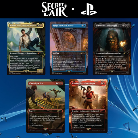 Secret Lair x Playstation - Uncharted, Saga of Thieves [ENGLISH]