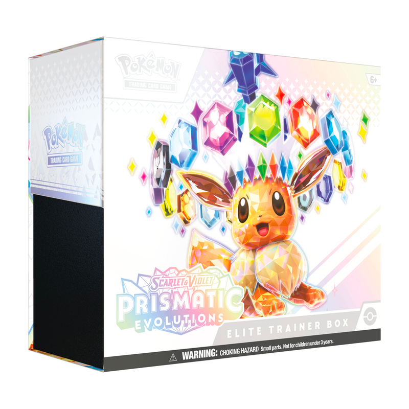 PREVENTA - Pokémon TCG - Prismatic Evolutions - Elite Trainer Box - ESPAÑOL