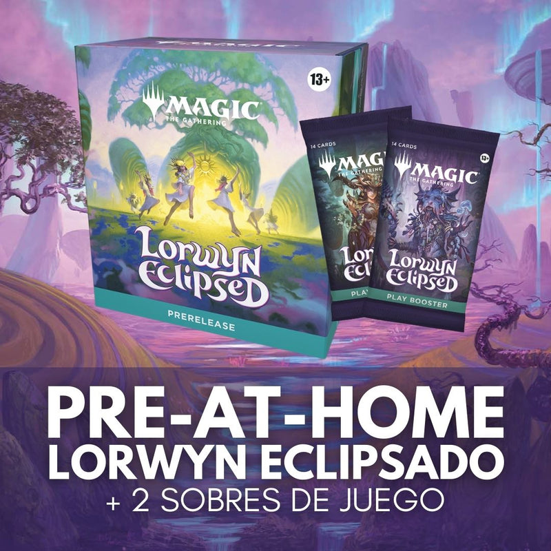 Lorwyn Eclipsed Prerelease-At-Home + 2 SOBRES DE JUEGO