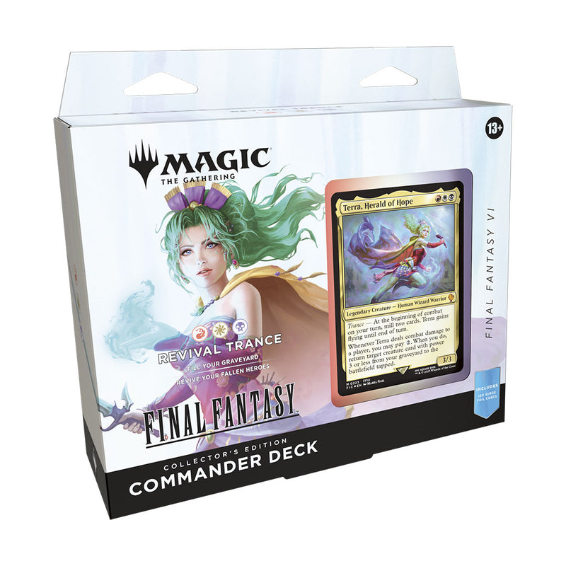 Preventa - MTG - Collector Commander Deck - Final Fantasy - Revival Trance - Inglés