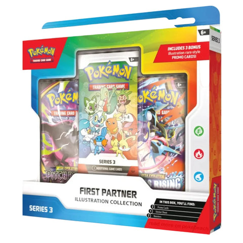 (PREVENTA) Pokemon TCG First Partner Illustration Collection Serie 3 (Q3 2026) Inglés