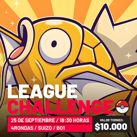 League Challenge Pokémon TCG SEPTIEMBRE- Jueves 25 de septiembre de 2025