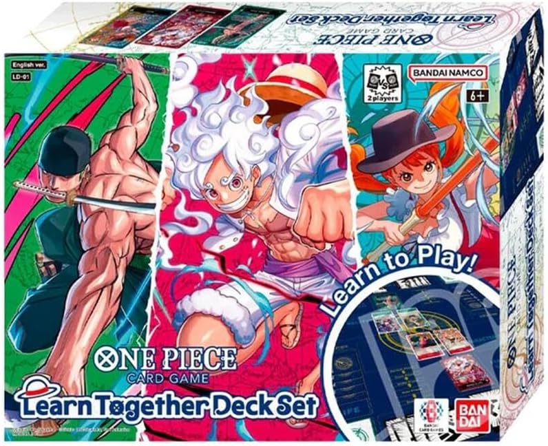 One Piece TCG:  Learn Together Deck set Display [LT-01]