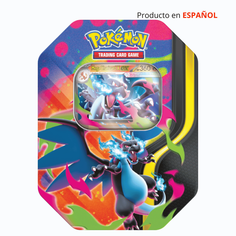 PREVENTA Ascended Heroes: Mega Charizard X EX Tin - INGLÉS