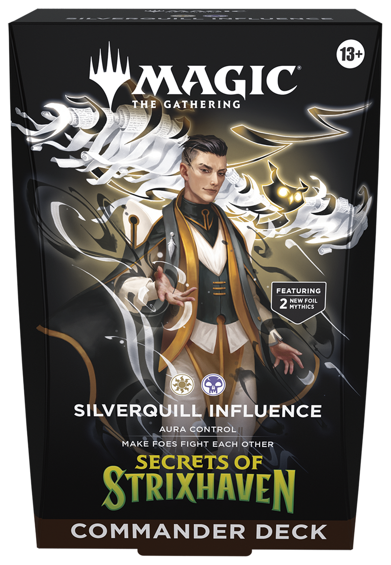 [PREVENTA] MTG - Secrets of Strixhaven - SILVERQUILL INFLUENCE COMMANDER DECK [ENG]