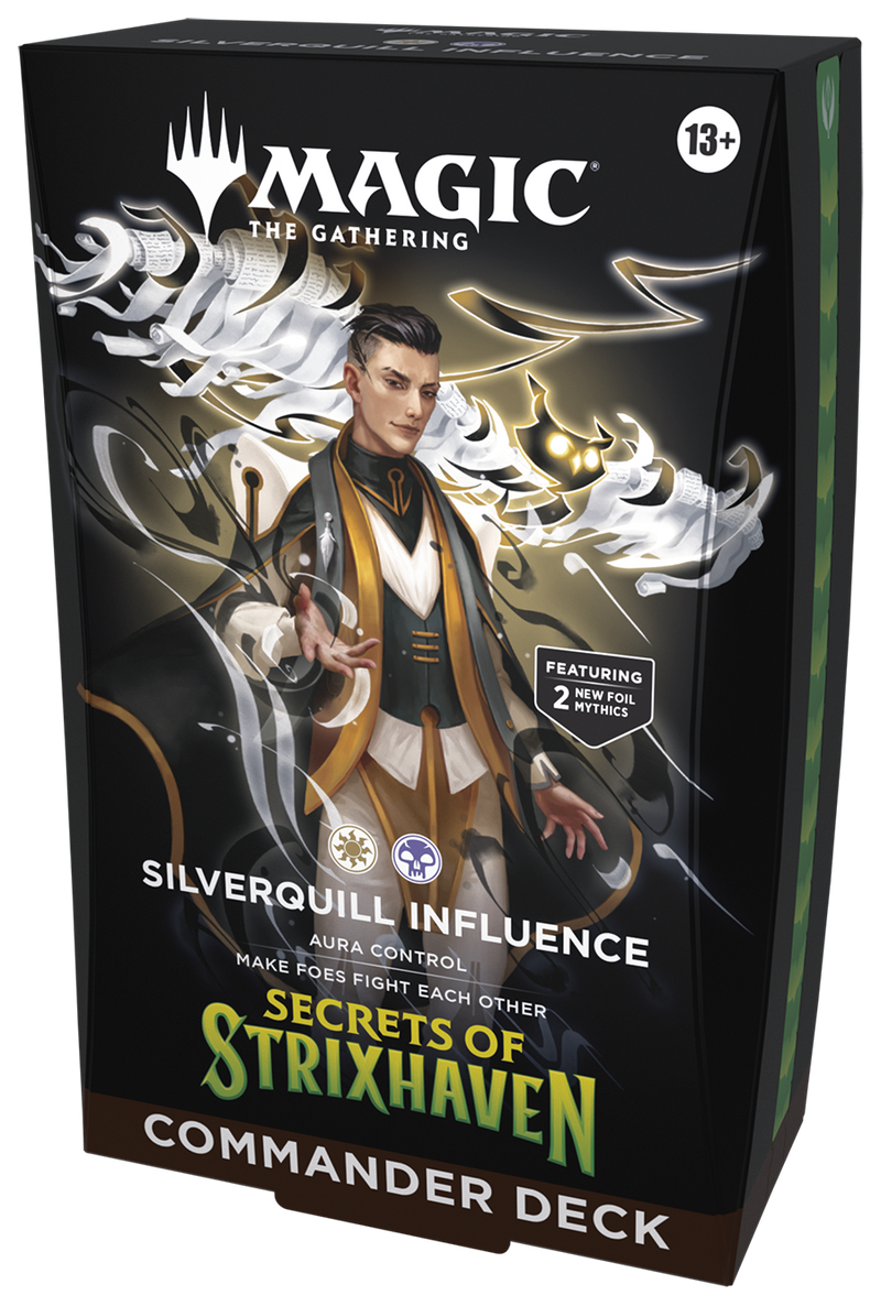 [PREVENTA] MTG - Secrets of Strixhaven - SILVERQUILL INFLUENCE COMMANDER DECK [ENG]