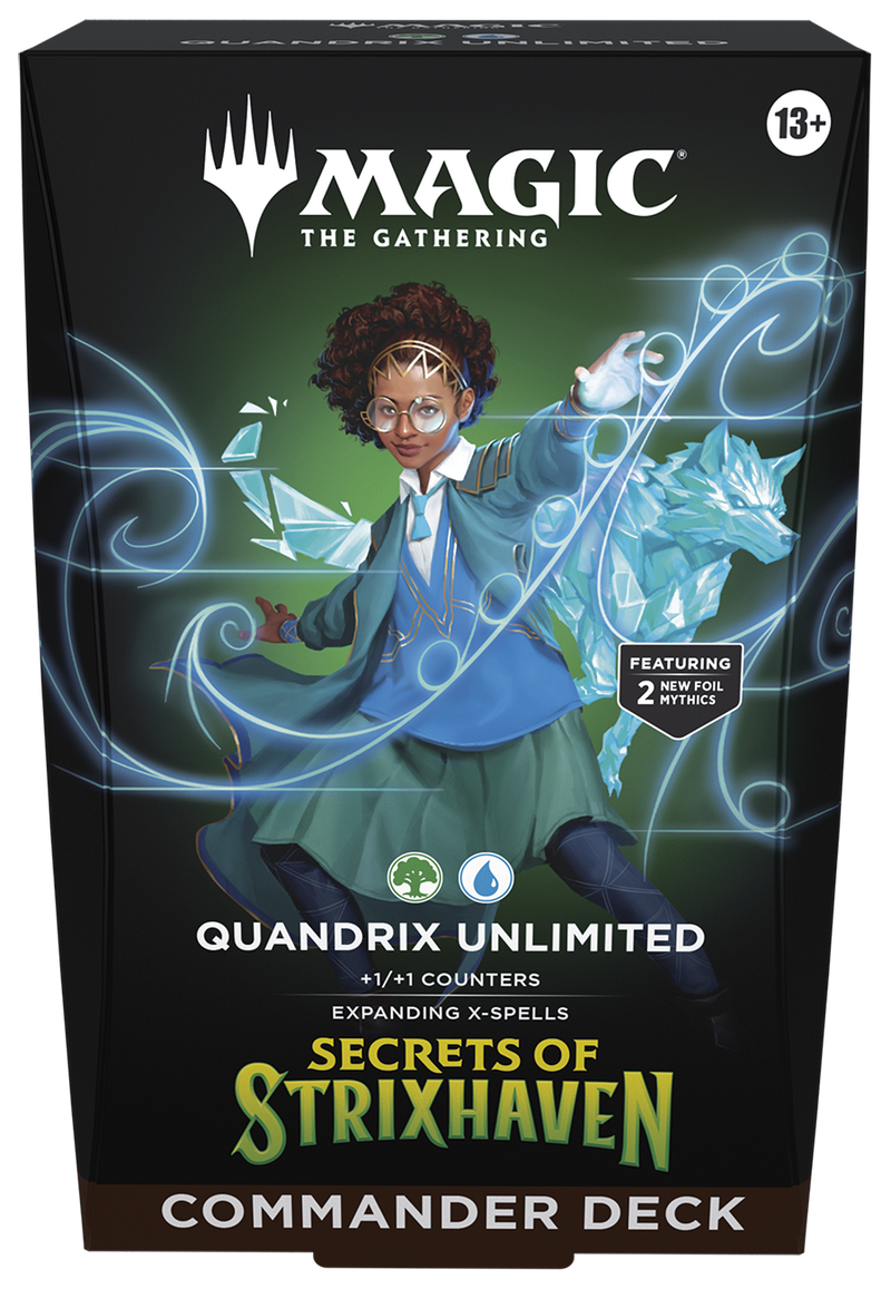 [PREVENTA] MTG - Secrets of Strixhaven - QUANDRIX UNLIMITED COMMANDER DECK [ENG]