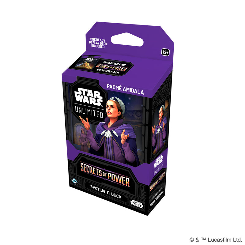 PREVENTA - Secrets of Power Spotlight Deck Padme Amidala ESPAÑOL