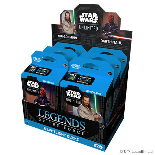 PREVENTA - Star Wars Unlimited - Legends of the Force Spotlight Deck Darth Maul INGLÉS