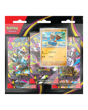 Pokemon TCG Mega Evolution - Pitch Black - 3-Pack Blister Español
