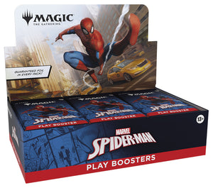 Play Booster DISPLAY Marvel's Spider-Man - MTG INGLÉS + Commander Box League