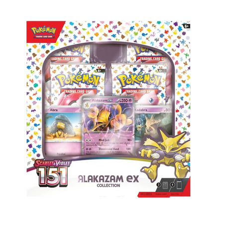 Pokémon TCG: Scarlet & Violet 151 Alakazam EX Collection INGLES