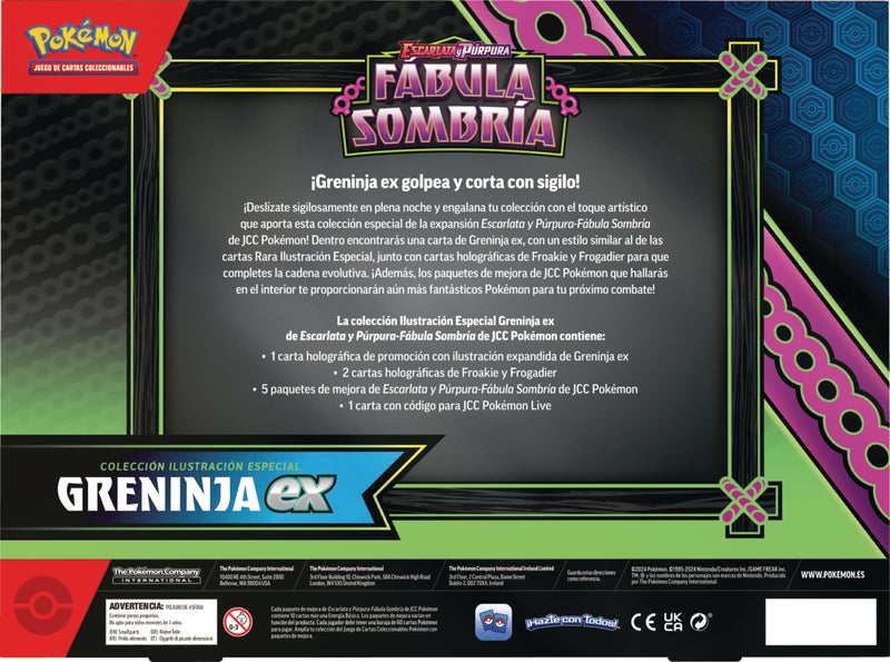Shrouded Fable - Greninja ex Special Illustration Collection Español