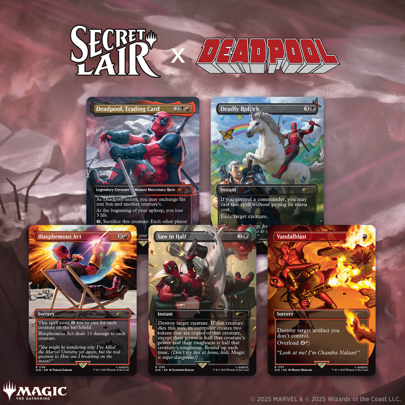 MTG Secret Lair feat. Marvel [DEADPOOL]
