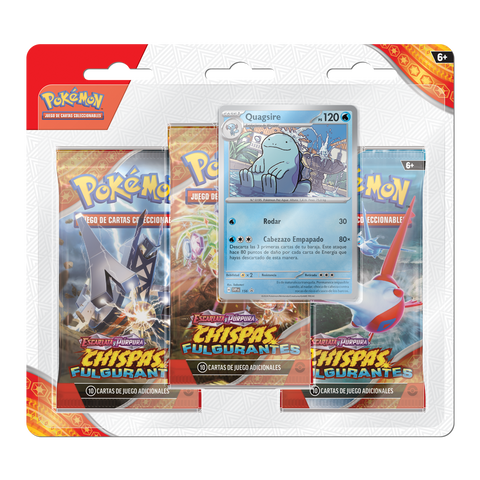 Pokemon TCG - Surging Sparks- Blister 3 sobres Español