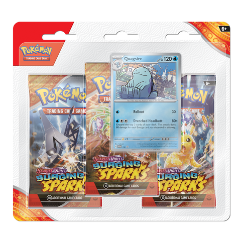 Pokemon TCG - Surging Sparks - Blister 3 sobres Inglés