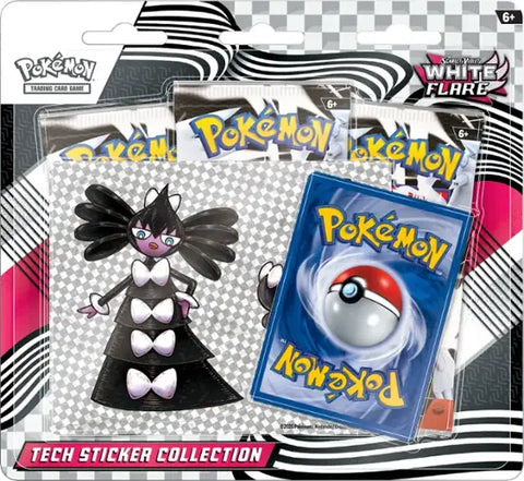 Pokemon TCG Scarlet & Violet - White Flare - Tech Sticker Collection Español