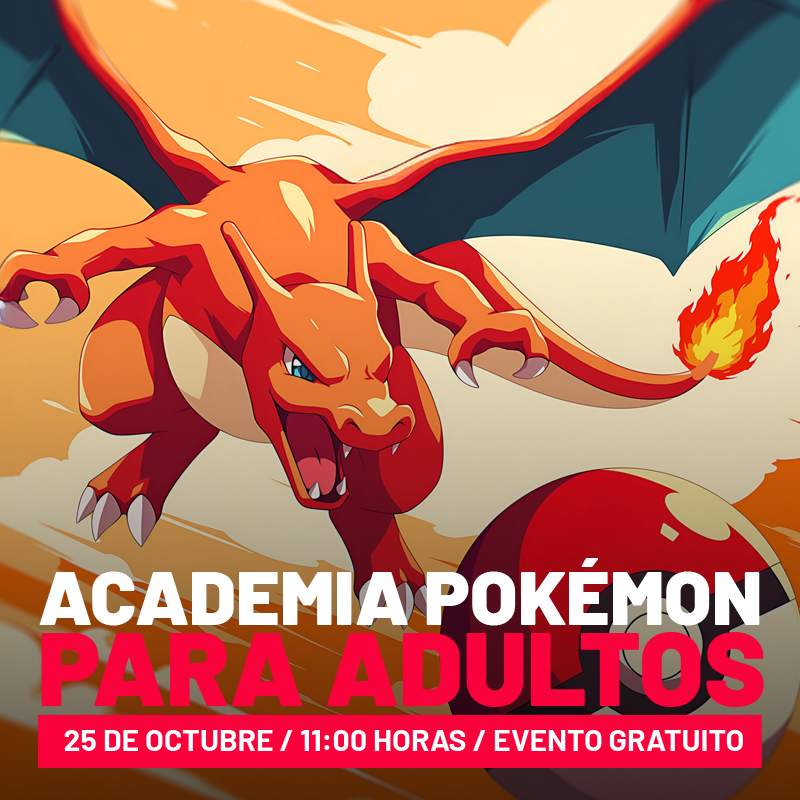 Academia Pokémon adultos SÁBADO 25/10 11 AM