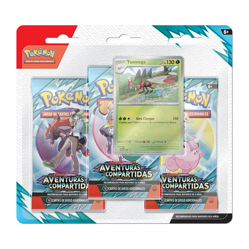 PREVENTA - Pokemon - Journey Together - 3-Pack Blister - Español