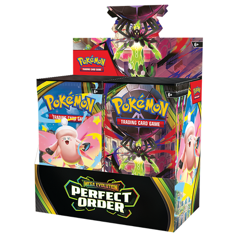 [PREVENTA - 10%] Mega Evolution Perfect Order – Booster Box – Inglés