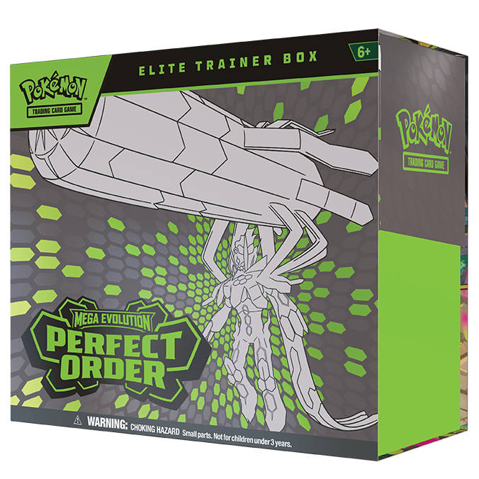 [PREVENTA - 10%] Mega Evolution – Perfect Order – Elite Trainer Box – Ingles