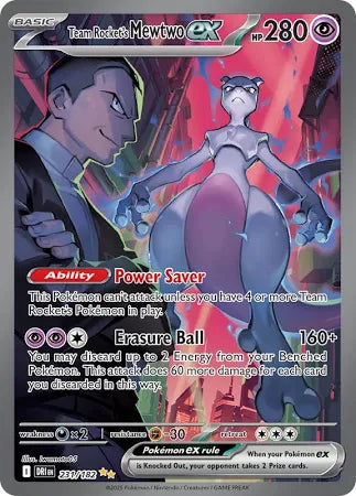 Team Rocket's Mewtwo ex (231/182) [Scarlet & Violet: Destined Rivals]