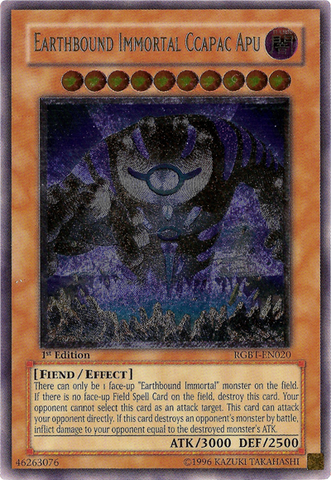 Earthbound Immortal Ccapac Apu (UTR) [RGBT-EN020] Ultimate Rare