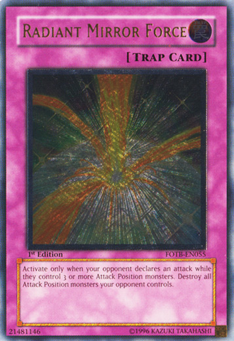 Radiant Mirror Force (UTR) [FOTB-EN055] Ultimate Rare